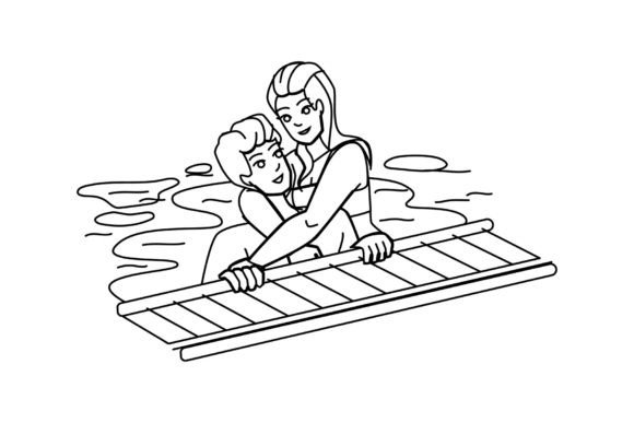 Download Couple Pool Vector - Pool Collection