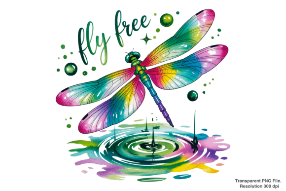 Download Watercolor Dragonfly PNG Shirt Designs - Png shirt designs Collection
