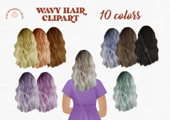 Download Wavy Hairstyle Clipart - Hairstyle Collection